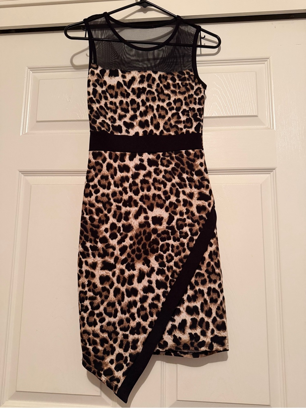 Charlotte Russe Leopard Print Sleeveless Dress Small GUC